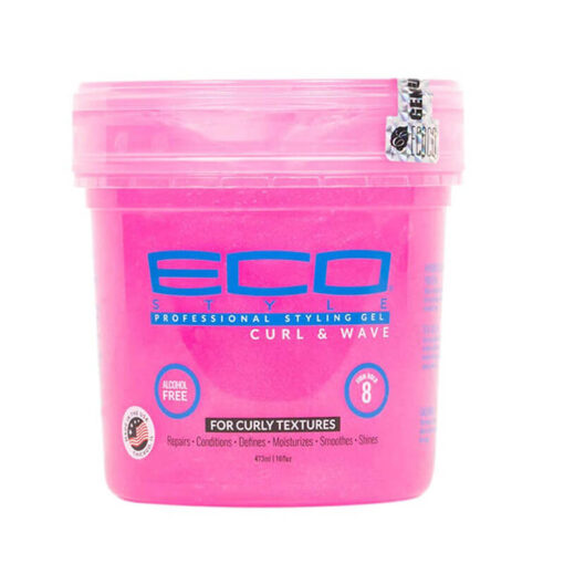 ECO STYLER CURL AND WAVE GEL (PINK) 16oz