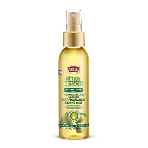 AFRICAN PRIDE OLIVE MIRACLE PROTECT SHINE MIST 4oz