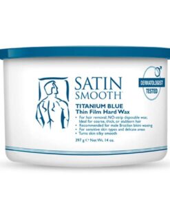 SATIN SMOOTH TITAN BLUE THIN HARD WAX 14oz