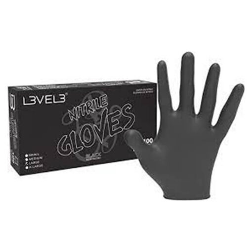 LEVEL3 GLOVES BLACK LARGE