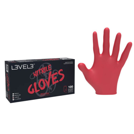 LEVEL3 GLOVES RED-ISH LARGE