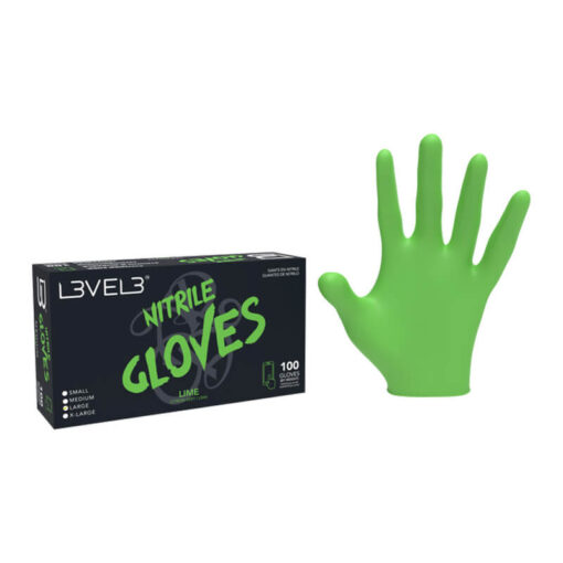 LEVEL3 GLOVES LIME LARGE